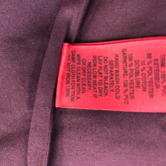 5/48 Print Skirt Faux Leather Trim 10 NWOT - Picture 5 of 7